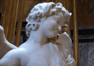 Detail: Ecstasy of S. Theresa; Marble; Gianlorenzo Bernini